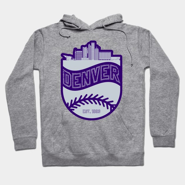 Denver Baseball 02 Hoodie by Juancuan